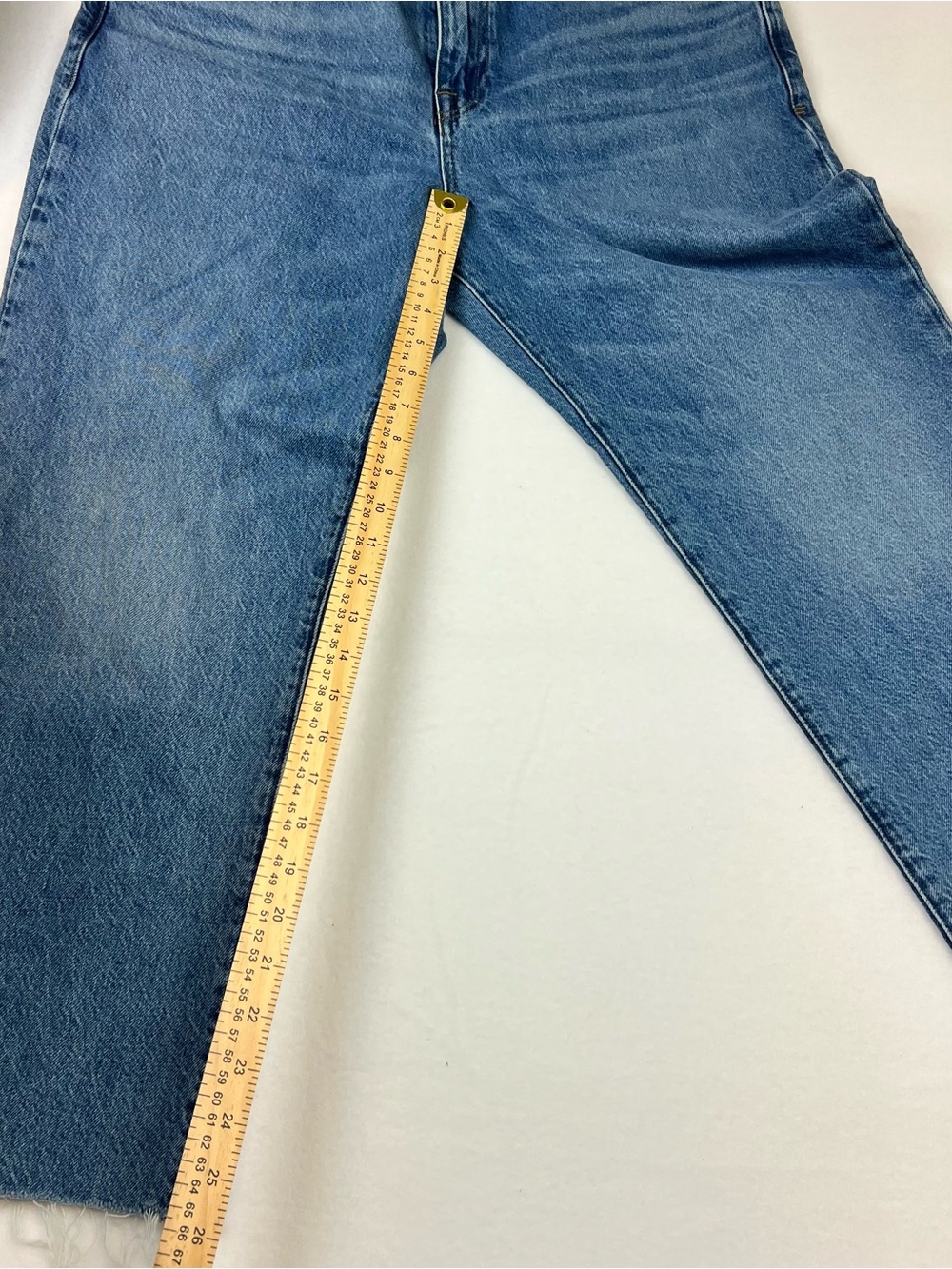 NWT Frame Le Jane Crop Jeans Womens 30 High Rise Straight Leg Denim $278 MSRP - Picture 4 of 9